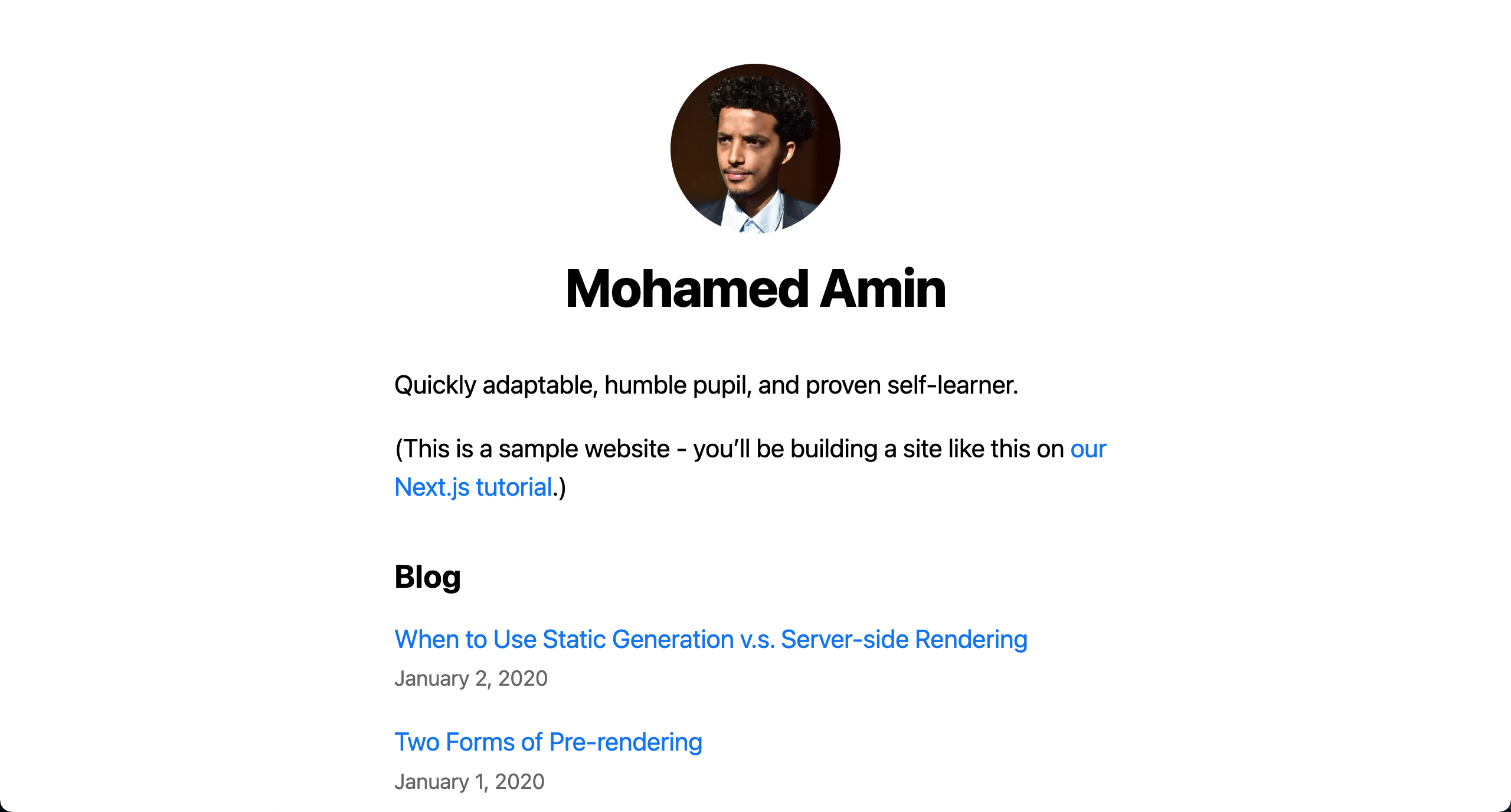 Blog Application