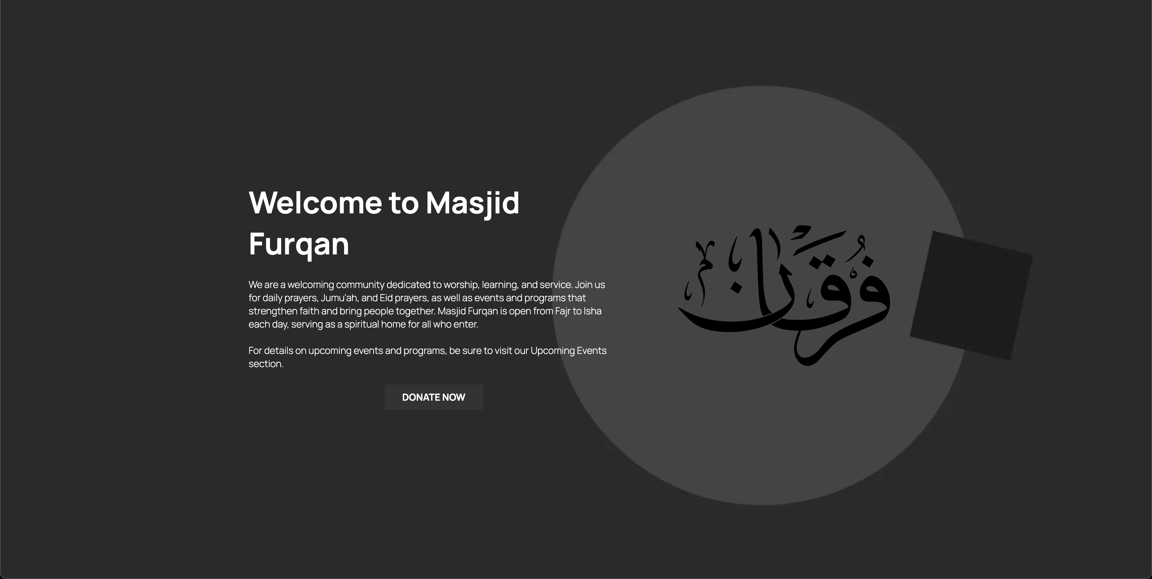 Masjid Furqan Website